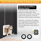 Smart Cat Door ID Tags, Microchip Cat Door Tags 2 Collar Sensor Keys (ID Tags 2Pack)