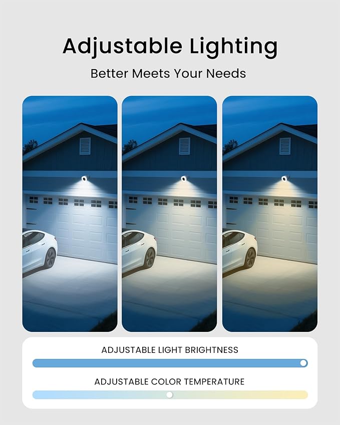 youkey 4K Wired Security Camera Outdoor, F1.0 Color24 Night Vision, Plug-in Cameras for Home Security Outside, 24/7 Continuous Recording, 130°FOV, 2.4/5GHz WiFi 6, Bluetooth Pairing, No Monthly Fees