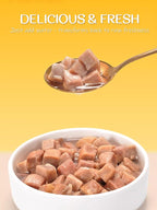 7 OZ Freeze Dried Duck Breast Treats for Dogs Cats, High Protein Raw Pet Food Topper, Single Fresh Ingredient Treats, Rawhide Free