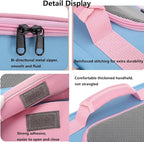 Cat Dog Carrier Backpacks,Pet Backpack Carrier, Bubble Backpack Pet Carriers with Breathable Mesh for Cats Small Dogs Puppies Animals for Travel, Hiking, Camping or Outdoor Use (Pink)