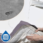 Comfort Expression Small Dog Beds Waterproof Orthopedic Foam Dog Sofa Beds for Small Dogs Comfy Pet Bed with Washable Removable Cover & Non-Slip Bottom(X-Small,Purple)