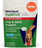 YuMOVE Hip & Joint Supplement for Dogs with Glucosamine, Hyaluronic Acid, Green Lipped Mussel & Omega 3 Joint Supplement - Regular or Advanced Strength (45ct, Advanced Vet Strength Soft Chews)