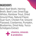 Nulo Beef & Rainbow Trout Grain-Free Shredded Wet Canned Cat Food, 3 Ounce (Pack of 24)