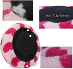 Small Cat Bed Washable Donut Cute with Sides Cat Beds Pink Heart for Girls Calming Orthopedic 20 Inch