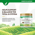 NaturVet Advanced Probiotics & Enzymes, PB6 Dog Soft Chews to Help Sensitive Stomachs and Digestive Issues, Hickory Smoked Bacon Flavored Pet Supplement for Dogs Over 6 Weeks, 120 Count Jar