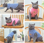 BEAUTYZOO Cat Sweater Turtleneck - Soft Fleece Cat Sweaters for Cats Only Warm Kitten Clothes, Fall Winter Pet Coat Pullover Sweatshirt Clothing Also for Puppy Small Dogs Sphynx Hairless Cats