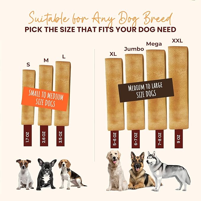 KATHMANDU'S Authentic Yak Cheese Himalayan Dog Chews Large (Pack of 4) - All Natural High Protein Dog Treats Per Chew, Delicious & Long Lasting for Aggressive Chewers | Odor & Gluten Free Chews