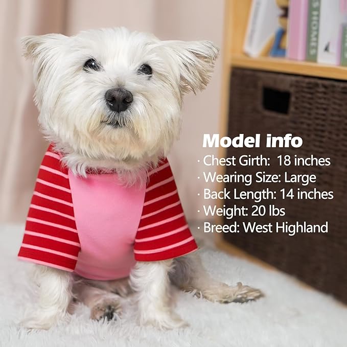 KYEESE 2Pack Dog Sweater Pullover Dog Sweaters for Small Dogs Girl Lightweight Dogs Sweatshirt Comfy Pet Fleece Sweater Stretchy Cat Clothes Soft Pet Coat Cat Sweaters with Sleeves for Cold Weather