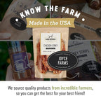 Farm Hounds - Chicken Jerky - Premium Natural Jerky for Dogs - 100% Humanely Raised Chicken - Break-to-Size - Great for Training & Treats - No Added Fillers - Made in USA - 3.5 oz -1 Pack