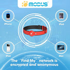 GPS Tracker for Dogs, 2 in 1 Pet Tracking Smart Collar (Only iOS), No Monthly Fee GPS Tracker Dog Collar, Real-time Location Comfortable PU Tracker Tag for Small, Medium Large Dogs(Locator Included)