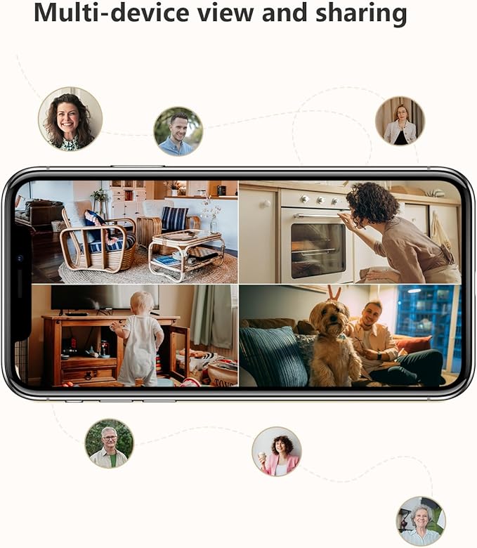 Imou 2K WiFi Security Camera Indoor Pet Dog Baby Camera with AI Human/Motion/Sound Detection, 360° Wireless IP Home Security Camera, Smart Tracking, Siren, Night Vision, 2-Way Audio, Works with Alexa