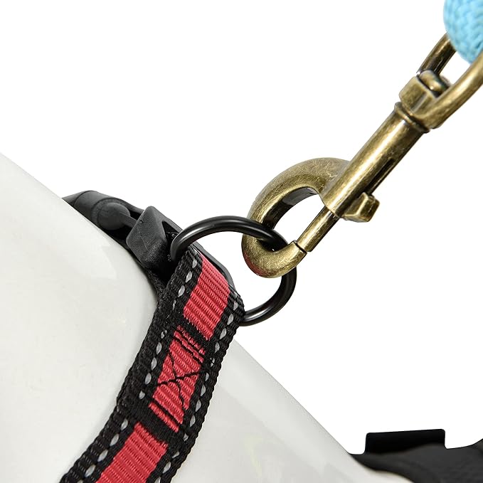 Mile High Life Dog Collar | Nylon Reflective Dog Collars | Light Weight Puppy Collars | Red Dog Collars for Large Dogs (Red, Large)