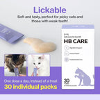 Dr.by HB Care Cat Hairball Supplement-Hairball Treatment for Cats Furball Control Relief Remedy & Digestive Support with Omega-3, Chitosan-30 lickable Formula Individuallly Packaged (1Pack, 30 Count)