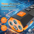 2025 Ultrasonic Dog Bark Deterrent for Safe Anti-Bark Training Stop Neighbor's Dog Device with 4 Working Modes, LED Flashlight – 2 in 1 Pet Training Device with Long Range Humane Technology