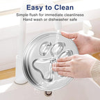 Slow Feeder Dog Bowls 304 Stainless Steel, 2 Cups Metal Food Bowls, Water Bowl for Small & Medium Sized Dogs, Fun Bloat Stop Pet Fast Eaters