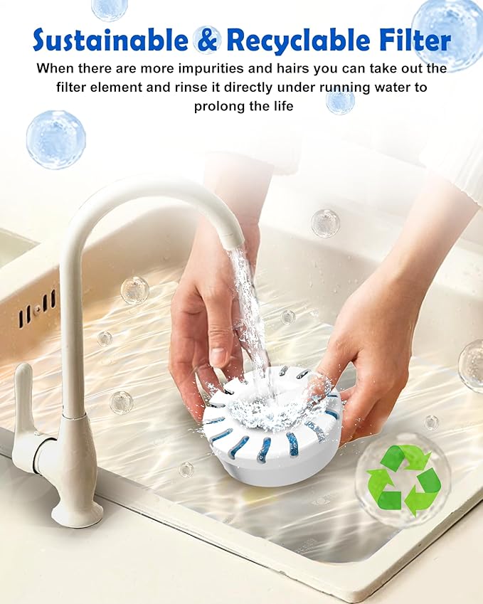 Filter Element Pack for FurryPlanet Large 12L Stainless Steel Dog Water Fountain,Ultra-Purification Pet Fountain Dog Cat Drinking Dispenser 6in1,Deep Purification Filter Pack