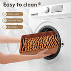 Snuffle Mat for Dogs, Dog Puzzle Mat, Interactive Dog Toys for Enrichment,Sniff Mats with Non-Slip Backing,Suitable for Breeds and Sizes of Dogs (Brown, 17" X 15")