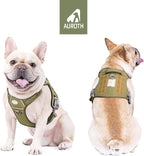AUROTH Tactical Dog Harness for Large Dogs No Pull Adjustable Pet Harness Reflective K9 Working Training Easy Control Pet Vest Military Service Dog Harnesses