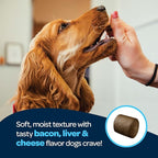 12-in-1 Complete Multivitamin for Dogs | Dog Multivitamin Chewable with Glucosamine Chondroitin & Digestive Probiotics for Dogs of All Ages and Sizes | NASC Certified & Made in The USA | 60 Chews