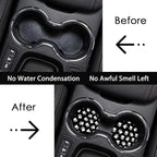 Car Coasters for Cup Holders,2 Pack Dog Paw Car Cup Holder Coasters,2.75" Universal Size Anti Slip Rubber Mat,Automotive Cup Holder Decal Decor,Dog Gifts for Dog Lovers for Women,Men,Mom