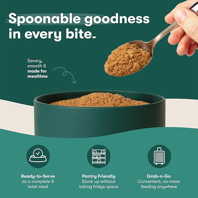 Jinx Premium Wet Dog Food Cans, Variety Pack - Salmon & Chicken Pate - Grain-Free Canned Dog Food Pate & Topper with Real Ingredients & No Fillers - All Life Stages, Breeds & Sizes - 12-Pack, 13 Oz