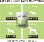 VetPro Advanced Allergy and Itch Support for Dogs - Supports Seasonal Allergies, Itchy Skin, & Immunity - Enhanced with Salmon Oil, Probiotics & Colostrum for Allergies, Immune Support, & Gut Health