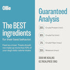 Ollie Salmon and Coconut Jerky Dog Treats, All Natural, Healthy Snacks, Made with Real Meat 5 Oz. Human Grade, Pack of 1, for Dogs