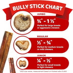 Downtown Pet Supply 6-inch Bully Sticks for Dogs, Pack of 100 - Single Ingredient, Nutrient-Rich and Odor Free Bully Sticks for Dogs - Rawhide Free Dog Chews Long Lasting and Non-Splintering