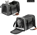 Cat Carrier - Portable Foldable Dog Pet Carrier, Soft-Sided Pet Bag up to 15 Lbs, Airline Approved Travel Puppy Carrier