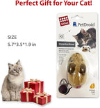 PETGEEK Gigwi Interactive Cat Toys for Indoor Cats, Moving Toy for Bored Indoor Adult Cats, Automatic Electronic Moving Mouse Cat Toys with Realistic Squeaky, Kitten Toys for Hunting Play Exercise
