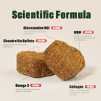 Hip & Joint Supplement for Dogs with Glucosamine (90 Chews) - with Omega-3 - MSM, Collagen - 9 in 1 Advanced Mobility Chews Relieve Joint Pain, Improve Mobility & Flexibility - All Breeds & Ages