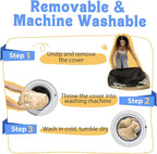 Washable Orthopedic Large Dog Bed - XL Large Dog Bed with Removable Bolsters Cover Foam Support Big Dogs Beds Non-Slip Bottom & Waterproof Pet Beds