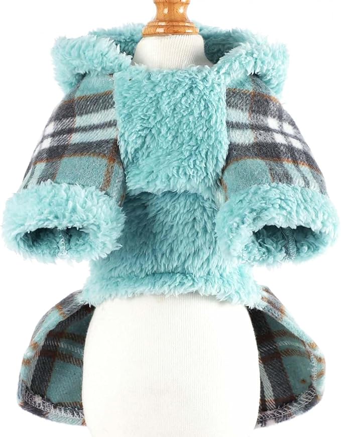 Dog Hoodie Dog Sweater Puppy Clothes for Small Dogs Boy Girl Pet Hoodies for Dogs Cold Weather Doggie Coats Fall Doggy Sweatshirt for Chihuahua Yorkie Cat Sweater Costumes, XS, Green