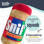 Huxley & Kent Funny Dog Toy w/Squeaker – Power Plush Squeaky Dog Toys for Small, Medium & Large Dogs – Soft Stuffed Animal for Indoor Play & Fetch - Snif, Large