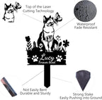Custom Cat Memorial Grave Marker Stake Personalized Cat Memorial Garden Stake Pet Loss Sympathy Gift Outdoor Memorial Engraved Sign Cat Headstones Metal Sign Pet Plaque Yard Stake