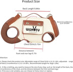 Dog Lift Harness Dog Carrier VES Harness Adjustable Leash with Small Puppy Treat Bag,Fits Most Cars,M