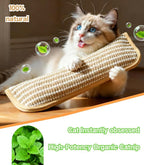 3 Pack Catnip Toys for Indoor Cats - 13 Inches Catnip Pillows, Catnip Toys, Sisal Scratching Pad, Interactive Cat Nip Kicker Toys for Anxiety Relief