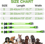 MASBRILL LED Dog Collar - Light Up Dog Collars Rechargeable - Waterproof Night Walking Glowing Dog Collar for Small, Medium, Large Dogs