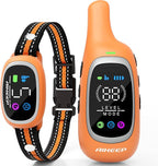 2-in-1 Dog Shock Collar and Bark Collar for Dogs – 3300FT Dog Training Collar with Remote, IP67 Waterproof e Collar with Anti-Bark/Beep/Vibration/Shock Modes for Small Medium Large Dog(8-120Lbs)