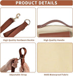 Dog Lift Harness Dog Carrier VES Harness Adjustable Leash with Small Puppy Treat Bag,Fits Most Cars,M