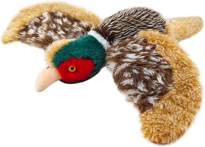 Dog Toys Interactive Pheasant Toy Puzzle and Squeaky, Suitable for Small Medium and Large Dogs Bird Toys, Stuffed Animal Toys for Dog, Plush Toy for Dogs