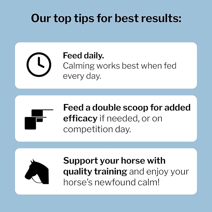 Formula 707 Calming Equine Supplement 10 lb Bag – 80 Servings – Anxiety Relief and Enhanced Focus for Horses – L-Tryptophan, Thiamine & Magnesium