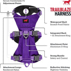 Tuff Pupper Escape Proof Dog Harness for Extra Large Dogs | No Pull Lightweight Adjustable Harness | No Escape Multifunctional Outdoor Pet Gear | Strong Durable Breathable | Secure Comfortable Fit