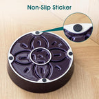 vancasso Ceramic Slow Feeder Dog Bowls, Puzzle Dog Food Bowls with Floral Maze, Anti -Slip Pet Food Dish for Medium Breed, 1.5 Cups, Purple