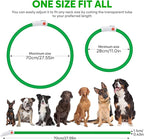 LED Dog Collar - HIGO Light Up Dog Collars Glow in The Dark, USB Rechargeable LED Dog Necklace Light for Your Dogs Walking at Night (Green-Silicone)