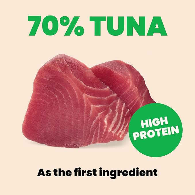 almo nature HQS Natural Wet Cat Food Tuna and Shrimp in Broth, Grain-Free, 2.47 oz (Pack of 24)