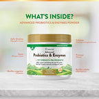 NaturVet – Advanced Probiotics & Enzymes - Plus Vet Strength PB6 Probiotic | Supports and Balances Pets with Sensitive Stomachs & Digestive Issues | for Dogs & Cats (8 oz)
