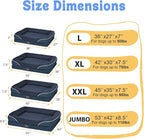 Washable Orthopedic Large Dog Bed - Removable Waterproof Cover with Bolster Machine Washable Extra Large Dog Bed Foam Support XL Large Big Pet Dogs Beds