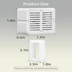 8 Pack Cat Fountain Filter Replacement, Triple Cupcake Cat Fountain Filters, 8 Pet Fountain Carbon Filters and 2 Foam Filters for Ceramic Cat Water Fountain