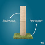 On2Pets Skyline Premium Sisal Cat Scratcher (XL Scratching Post)